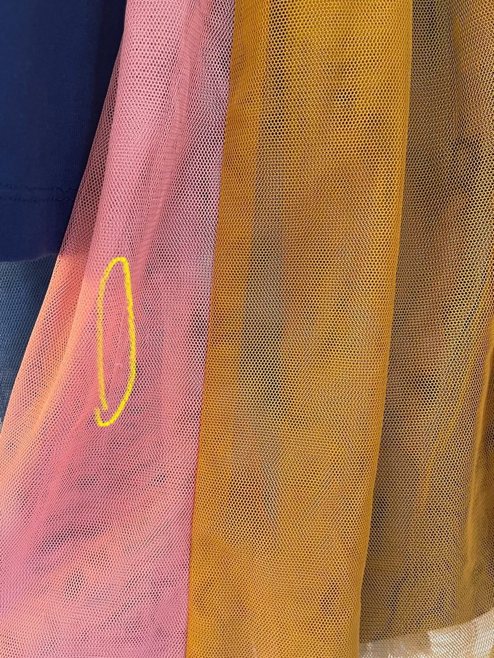Twins - two Hanna Andersson rainbow tulle dresses 120cm (US 6/7) - Picture 2 of 4